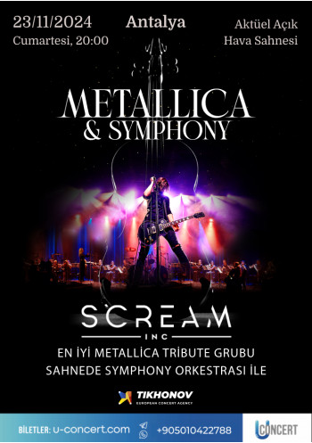 METALLİCA VE SENFONİ SCREAM INC. 